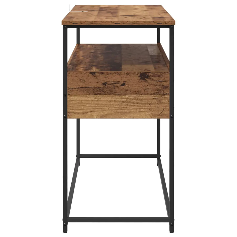 Table console Bois Ancien 100 x 40 x 75 cm Bois d'ingénierie - 7