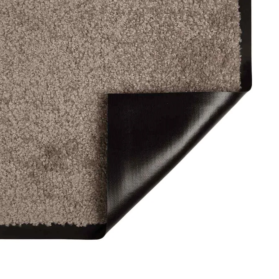 Tapis de porte Beige 60 x 40 x 1.2 cm Tissu en teddy - 5