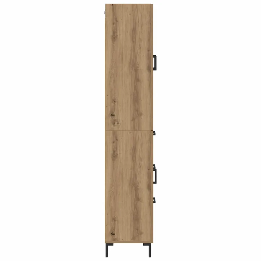 Haut Armoire 2 pcs Chêne artisanal 69,5 x 34 x 180 cm - 9