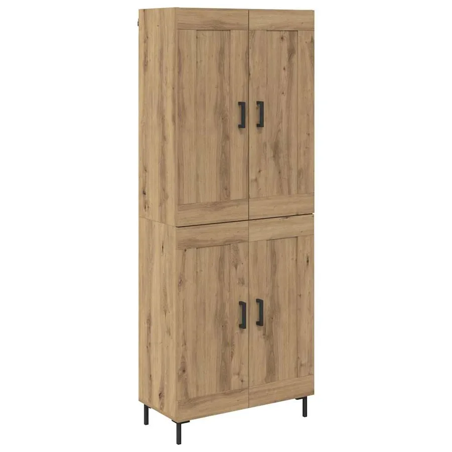 Haut Armoire 2 pcs Chêne artisanal 69,5 x 34 x 180 cm - 2