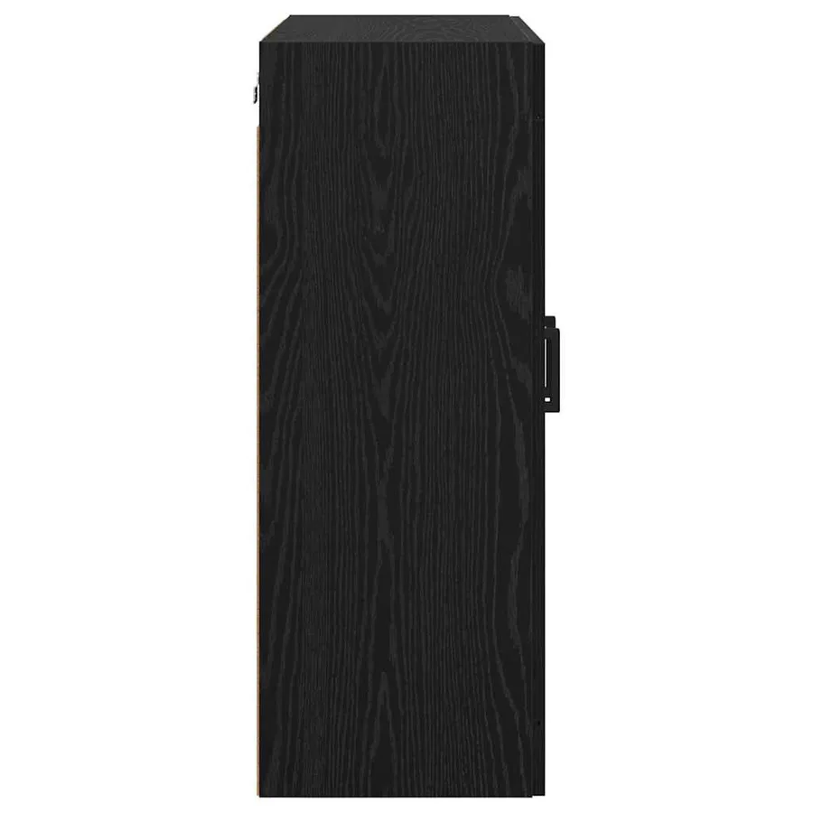 Meuble mural Chêne noir 69,5 x 34 x 90 cm Bois d'ingénierie - 5