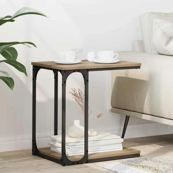 Table d'appoint Chêne artisanal 50 x 35 x 52 cm