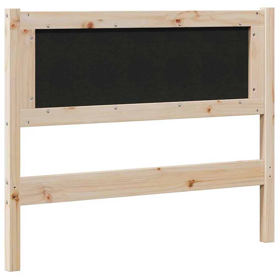 Tête de lit capitonnée Gris clair 100 cm Pin massif - 6