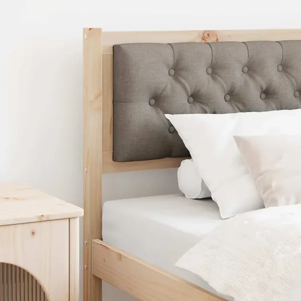 Tête de lit Autre Marron et taupe 90 cm Bois massif en pin