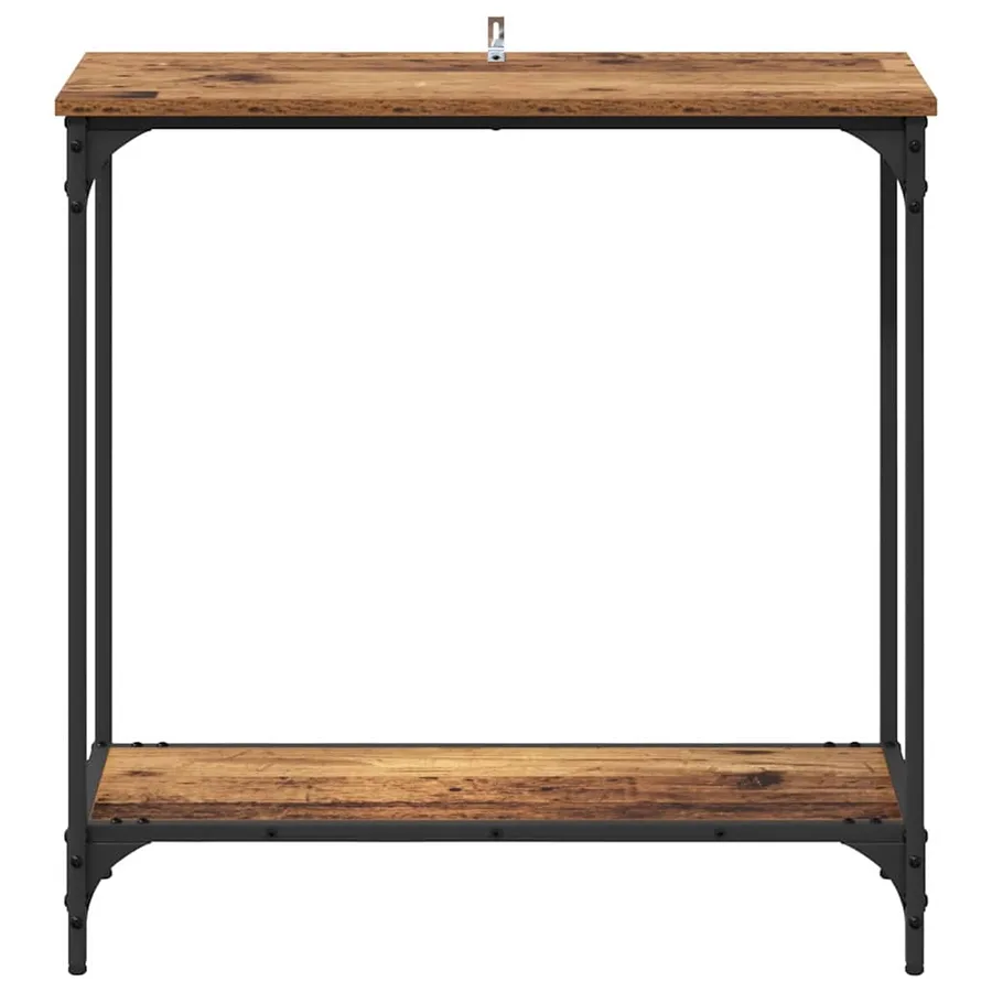 Table console Bois ancien 75 x 30.5 x 75 cm Bois d'ingénierie - 5