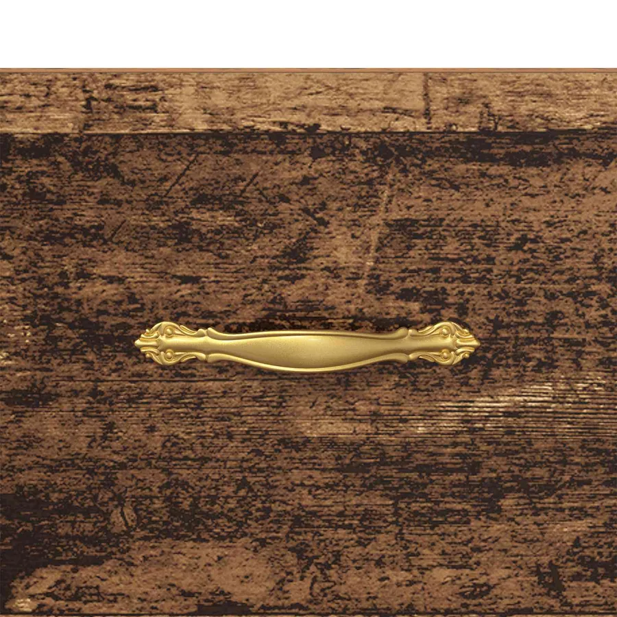 Cabinet de chevet Bois ancien 40 x 40 x 66 cm Bois d'ingénierie - 10