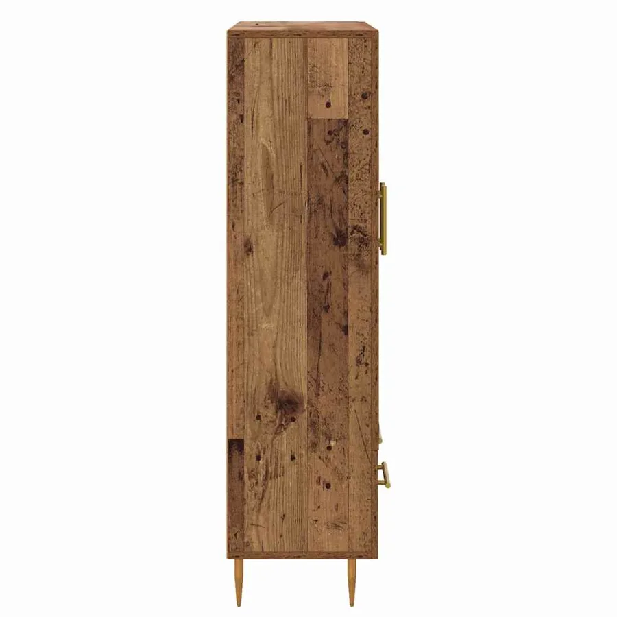 Haut Armoire avec tiroir Bois Ancien 69,5 x 31 x 115 cm - 7