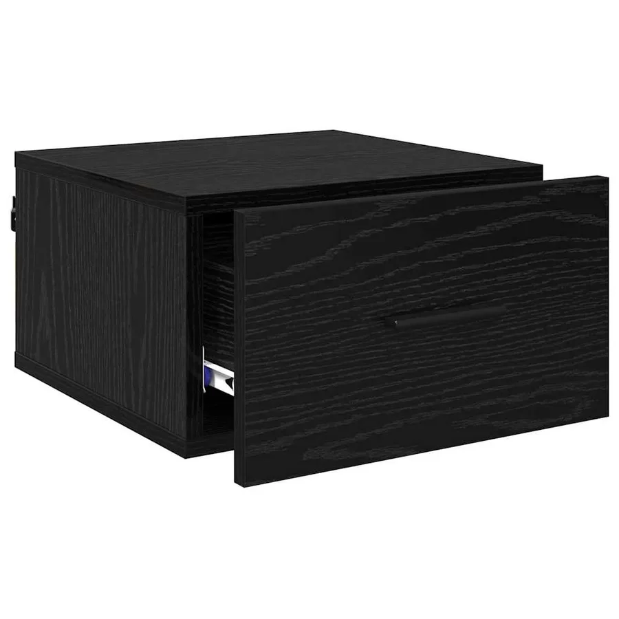 Cabinet de chevet avec tiroir 2 pcs Chêne noir 35 x 35 x 20 cm - 5