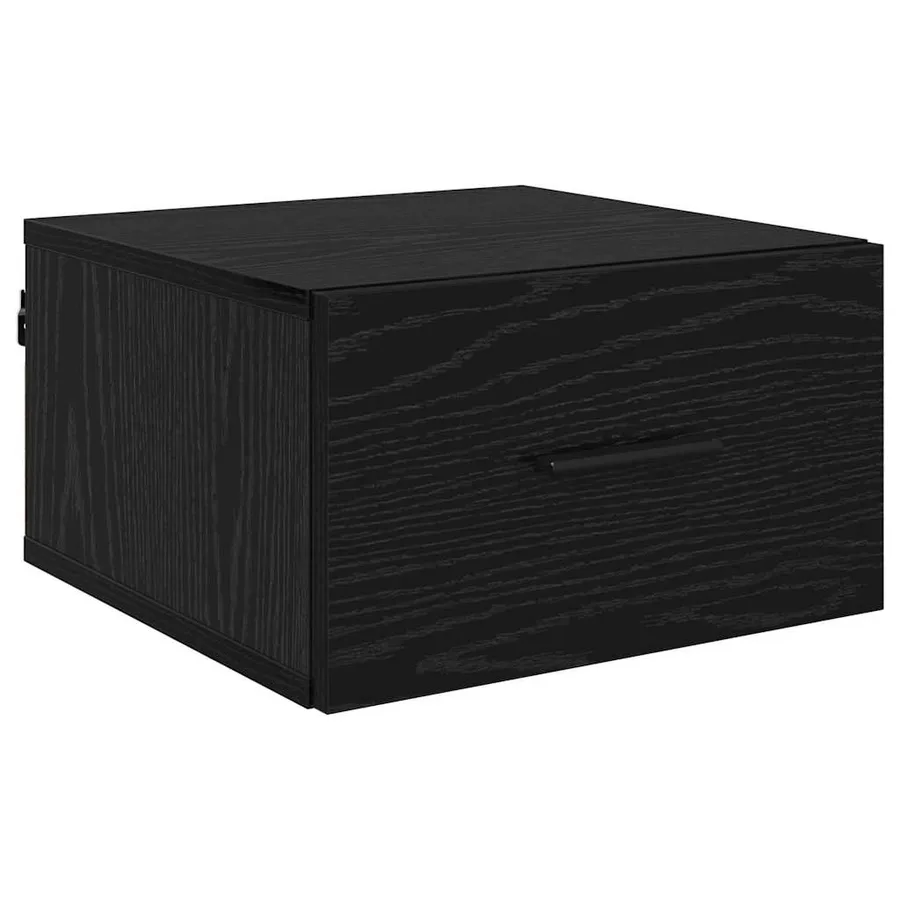 Cabinet de chevet avec tiroir 2 pcs Chêne noir 35 x 35 x 20 cm - 6