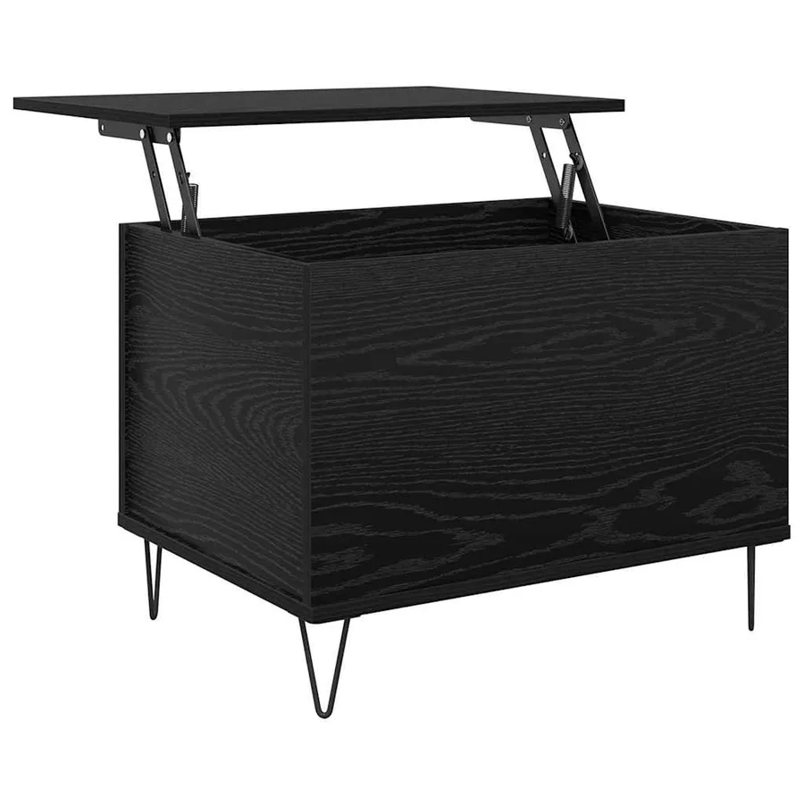 Table basse Chêne noir 60 x 44,5 x 45 cm Bois d'ingénierie - 5