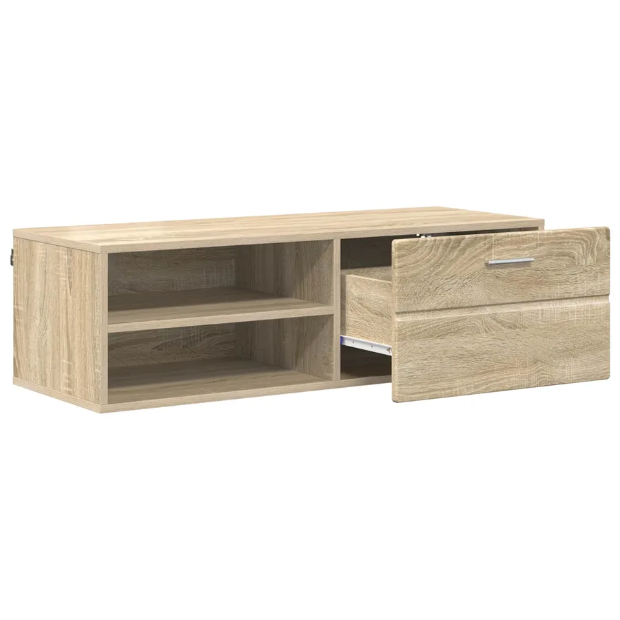 Cabinet en Bois avec tiroir Chêne Sonoma 100,5 x 39 x 30 cm - 5