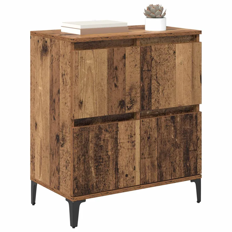 Buffet Bois Ancien 60 x 35 x 70 cm Bois d'ingénierie et fer - 3