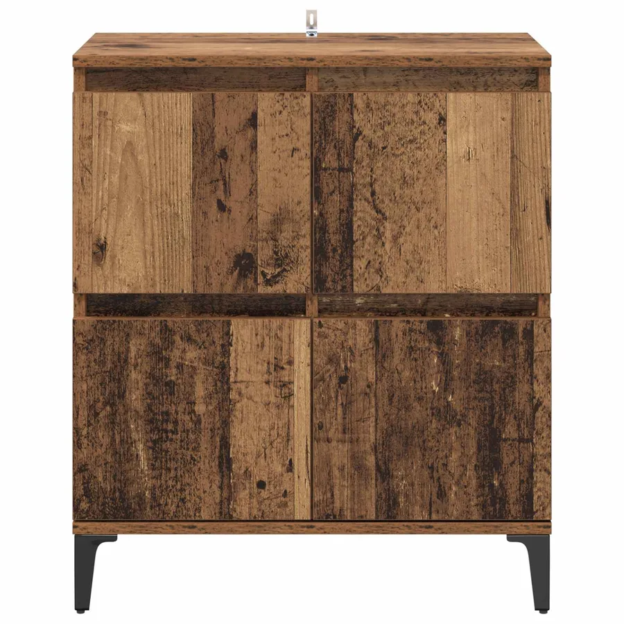 Buffet Bois Ancien 60 x 35 x 70 cm Bois d'ingénierie et fer - 6