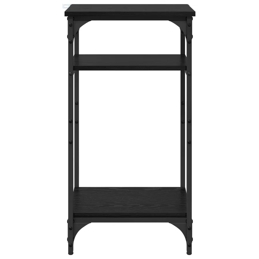 Table d'appoint Chêne noir 40 x 30 x 75 cm Bois d'ingénierie - 5