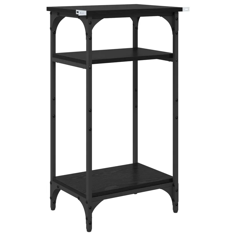 Table d'appoint Chêne noir 40 x 30 x 75 cm Bois d'ingénierie - 7