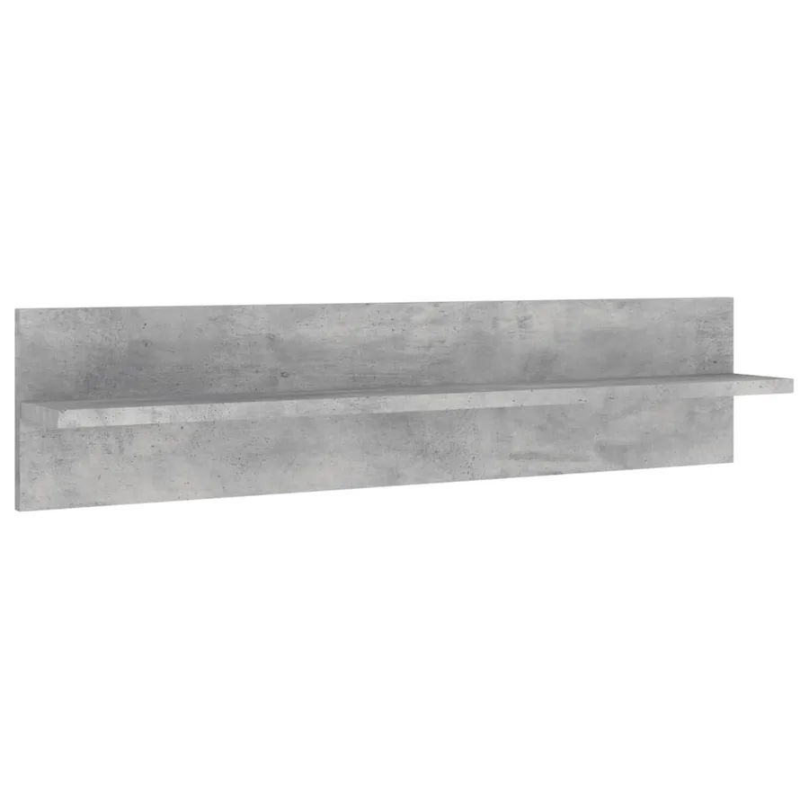 Unités murales TV avec LED 5 pcs gris béton bois d'ingénierie - 9