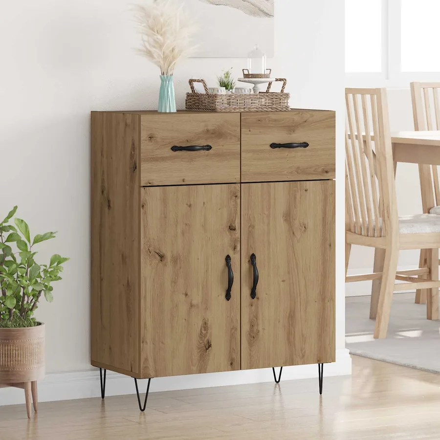 Buffet Chêne artisanal 69,5 x 34 x 90 cm Bois d'ingénierie