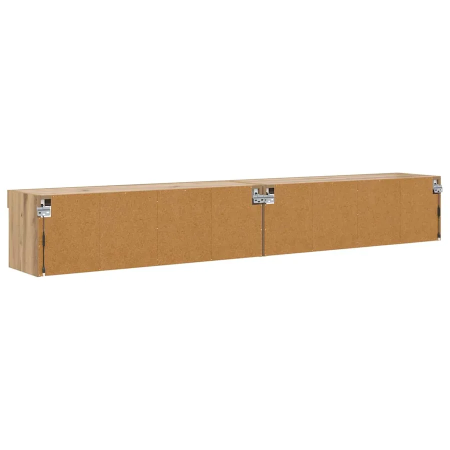 Ensemble meuble TV 2 pcs Chêne artisanal Bois d'ingénierie - 9