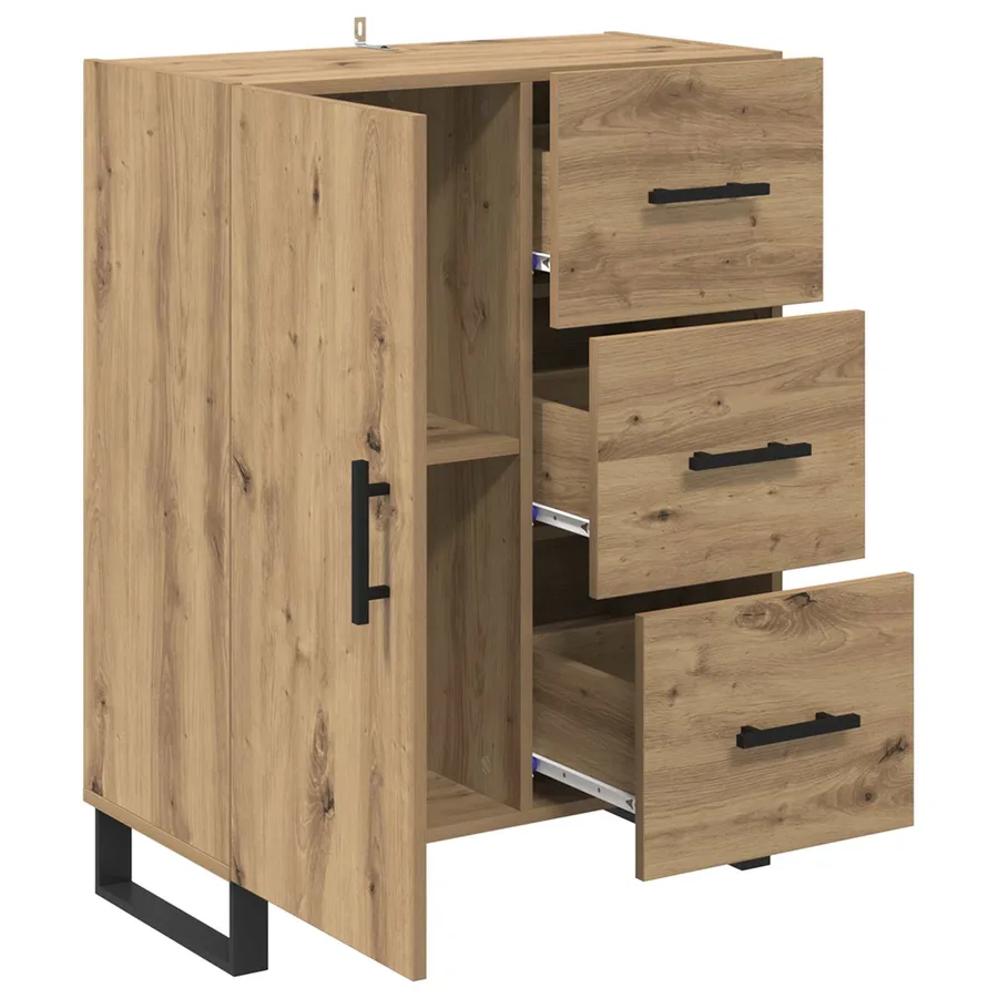 Buffet Chêne artisanal 69,5 x 34 x 90 cm - 4