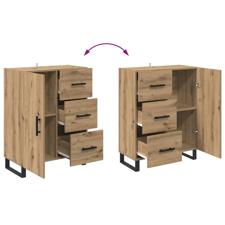 Buffet Chêne artisanal 69,5 x 34 x 90 cm - 9