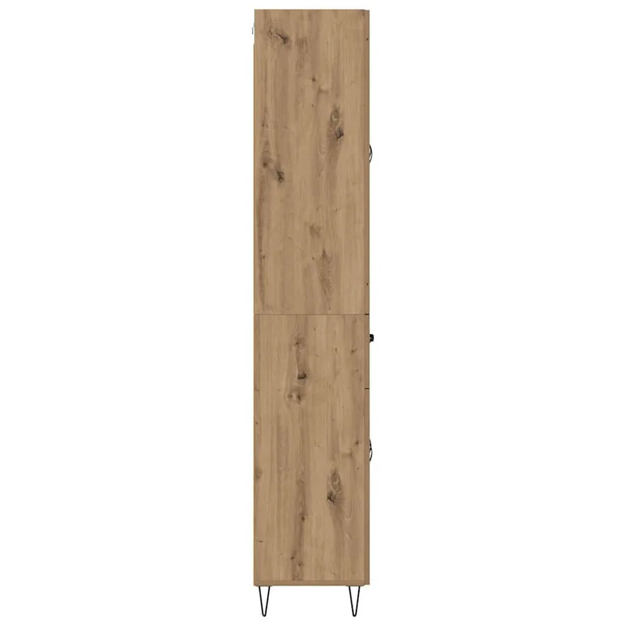 Haut Armoire Chêne artisanal 69,5 x 34 x 180 cm - 9