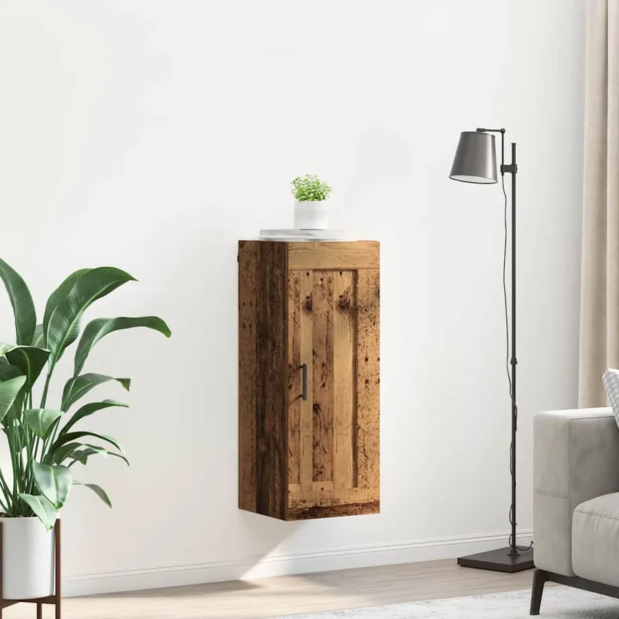 Meuble mural Bois Ancien 34,5 x 34 x 90 cm Bois d'ingénierie - 4
