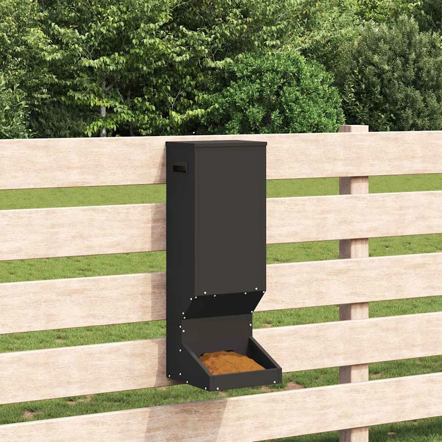 Nourrisseur pour cerfs Noir 28 x 30 x 80 cm - 4