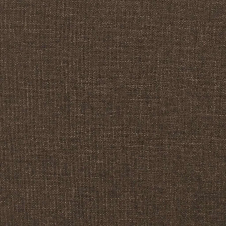 Cadre de lit sans matelas marron foncé 200x200 cm tissu - 8