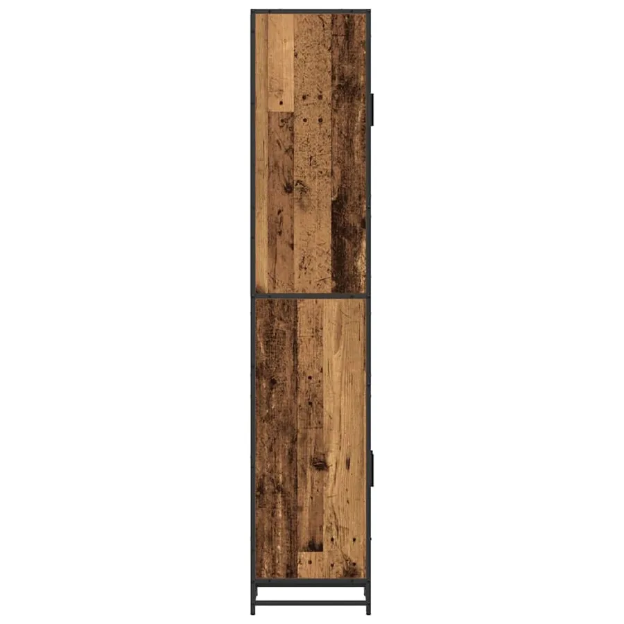 Ensemble de mobilier de salle de bain avec étagère Bois Ancien - 6