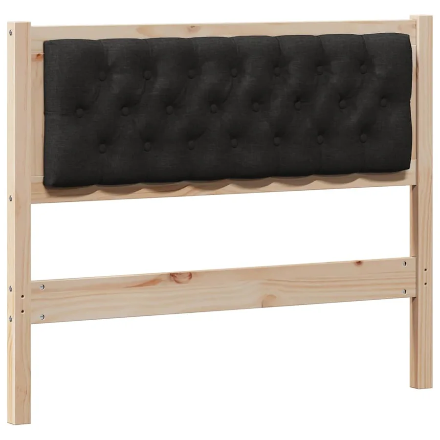Tête de lit Autre Marron et noir 100 cm Bois massif en pin - 2