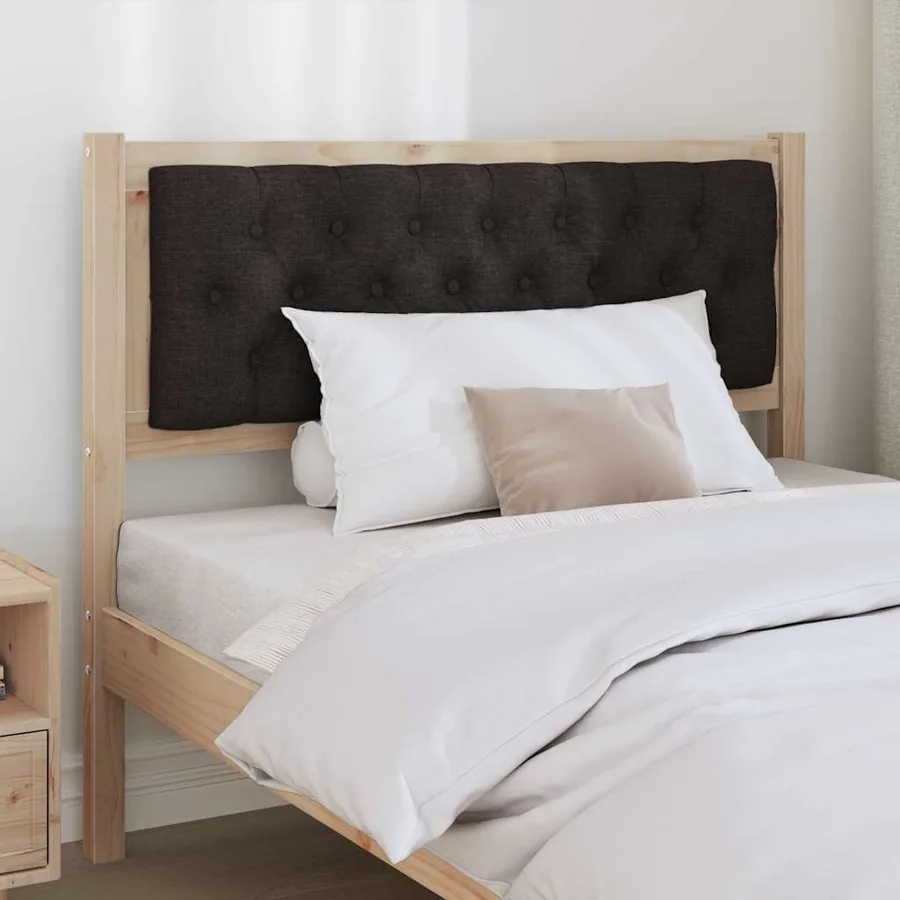 Tête de lit Autre Marron et noir 100 cm Bois massif en pin - 3