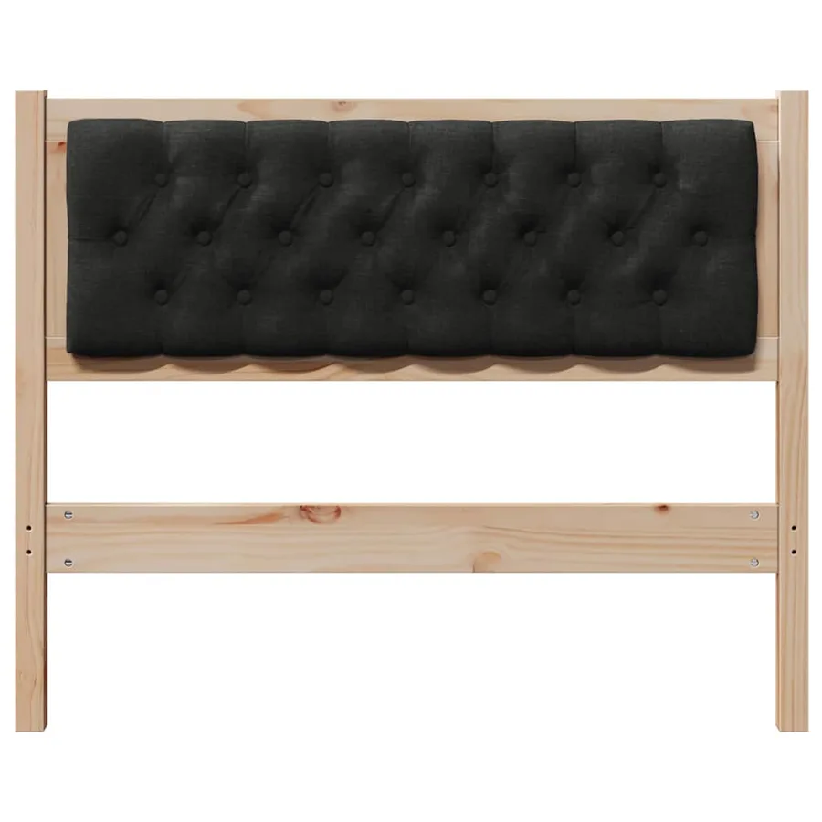 Tête de lit Autre Marron et noir 100 cm Bois massif en pin - 4