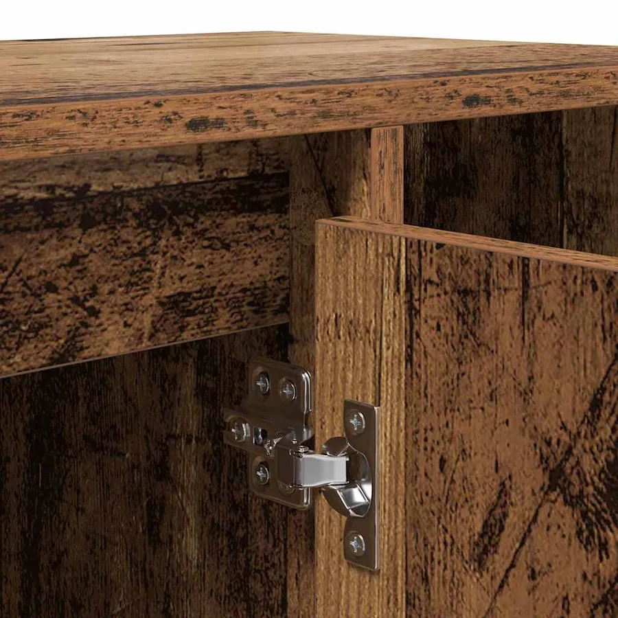 Meuble TV Bois Ancien 100 x 35 x 55 cm Bois d'ingénierie - 9