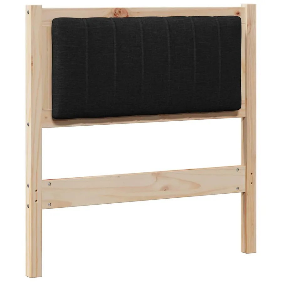 Tête de lit capitonnée avec tête de lit Marron 80 cm Pin massif - 2