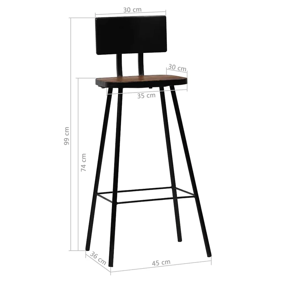 Ensemble de bar 3 pcs Noir - 16