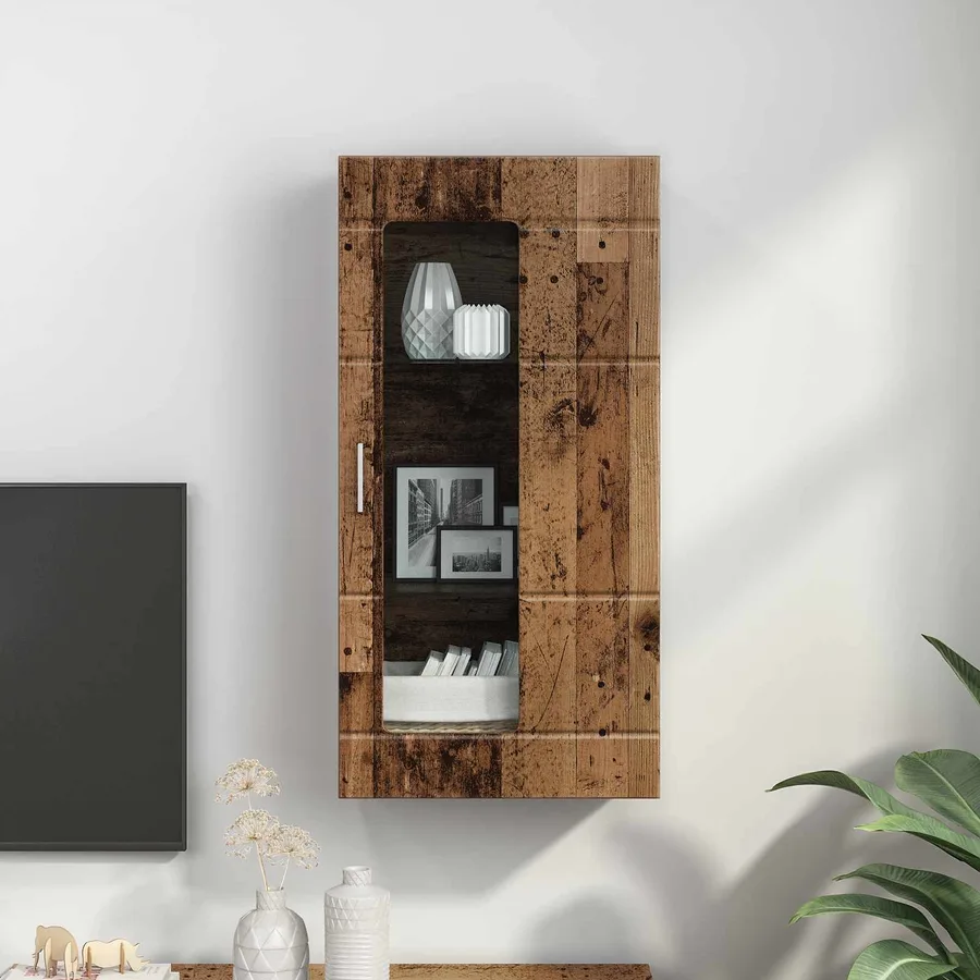 Cabinet en Bois Bois ancien 50 x 29 x 100 cm Bois d'ingénierie - 4