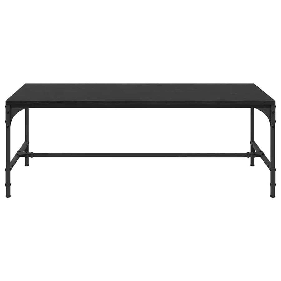 Table basse Chêne noir 100 x 50 x 35 cm Bois d'ingénierie - 5
