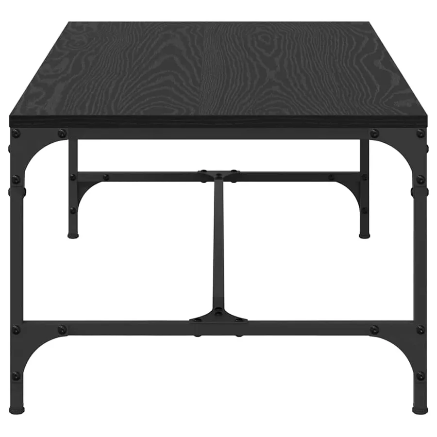 Table basse Chêne noir 100 x 50 x 35 cm Bois d'ingénierie - 6