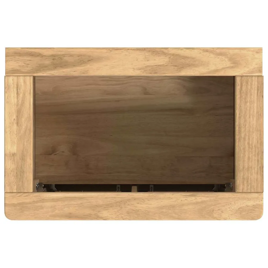 Ensemble de mobilier de salle de bain FLORO 2 pcs Cire marron - 8