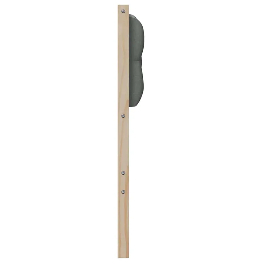 Tête de lit Autre marron et gris foncé 90 cm Bois massif en pin - 5
