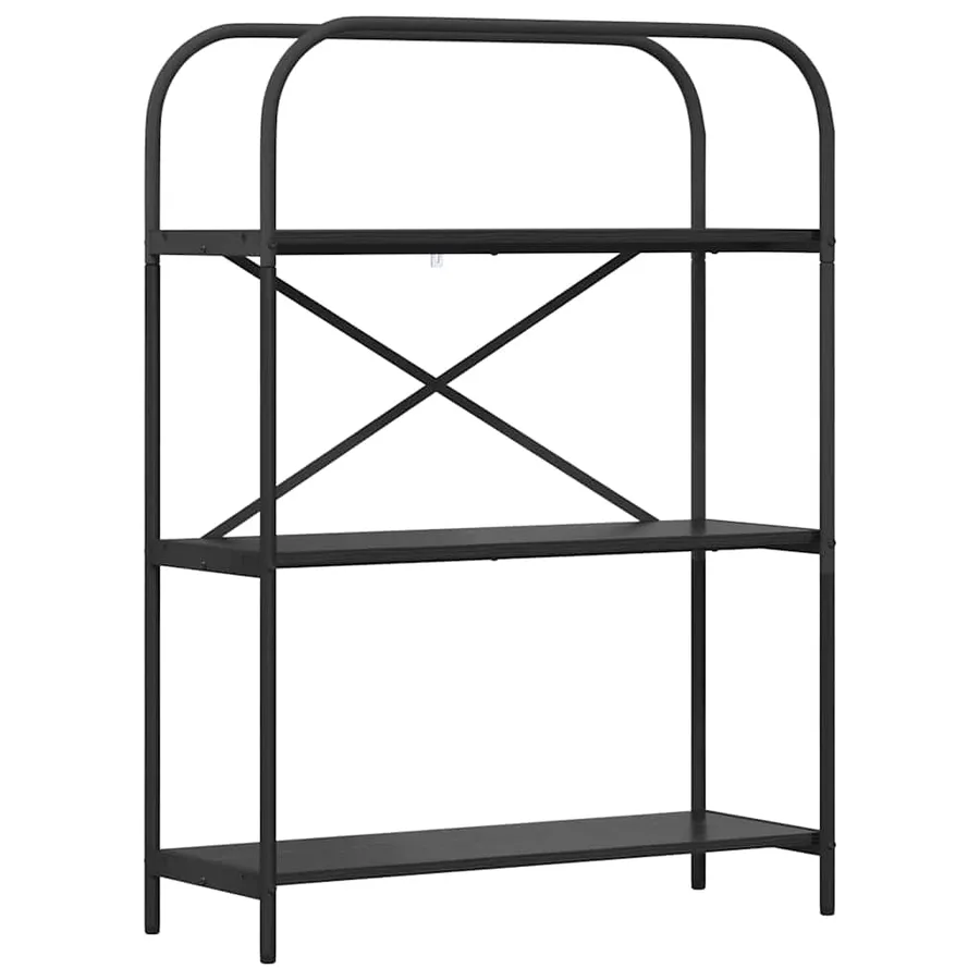 Étagère Chêne noir 80 x 30 x 109 cm Bois d'ingénierie - 2