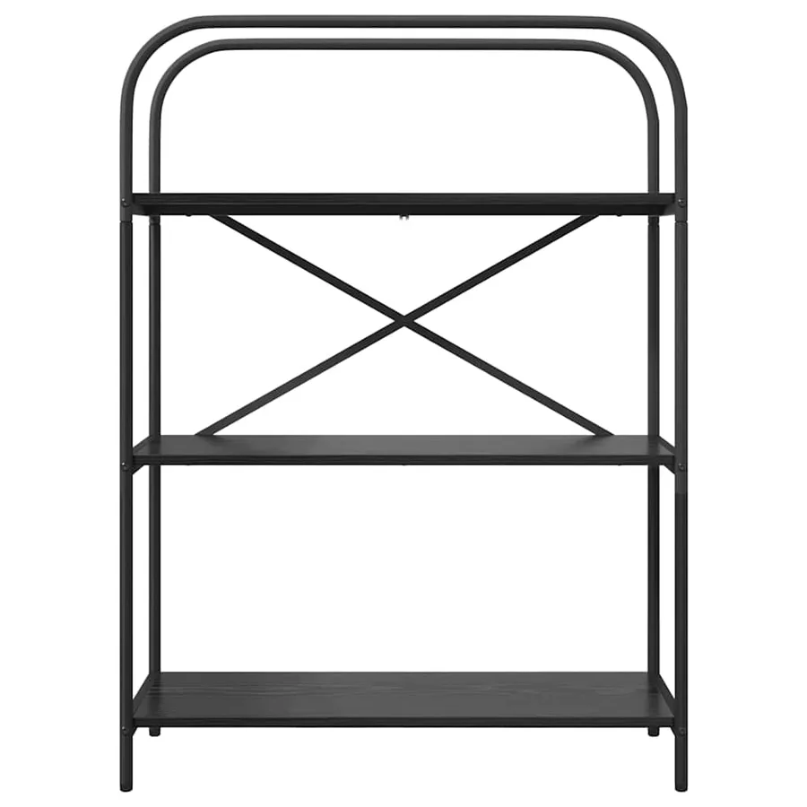 Étagère Chêne noir 80 x 30 x 109 cm Bois d'ingénierie - 5