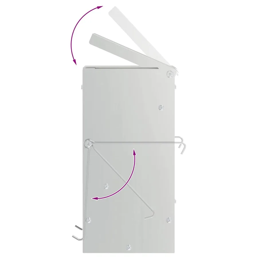 Distributeur pour lapins Argent 20 x 12,5 x 25 cm - 11
