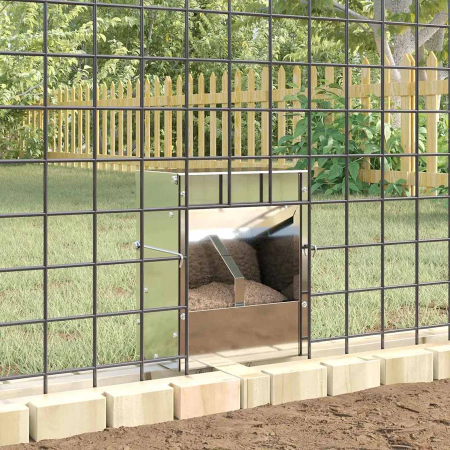 Distributeur pour lapins Argent 20 x 12,5 x 25 cm - 4