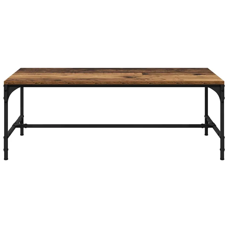 Table basse Bois Ancien 100 x 50 x 35 cm Bois d'ingénierie - 5