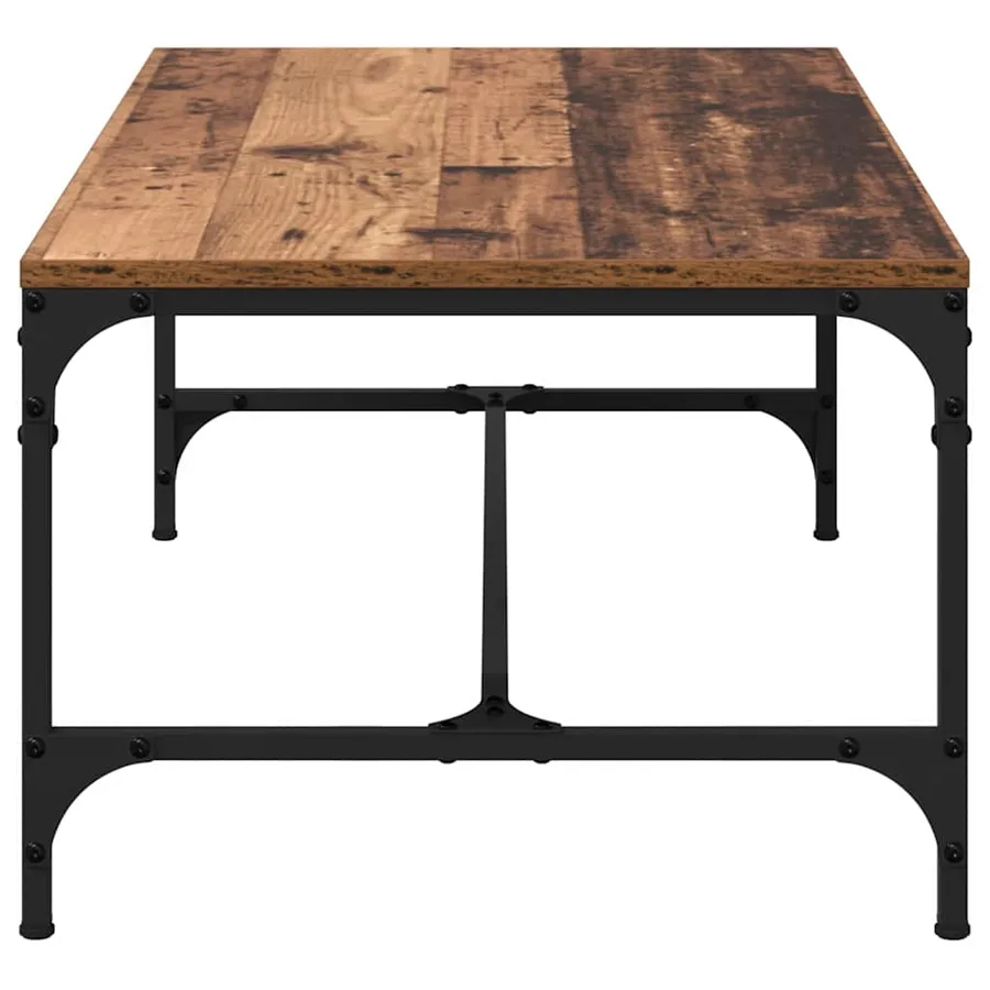 Table basse Bois Ancien 100 x 50 x 35 cm Bois d'ingénierie - 6