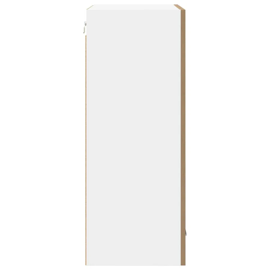 Armoire suspendue Chêne Artisan et Blanc 50 x 31 x 80 cm - 7