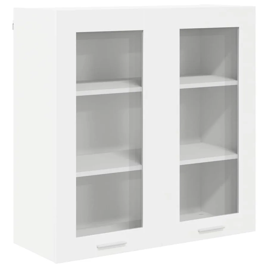 Armoire suspendue Blanc 80 x 31 x 80 cm Bois d'ingénierie - 2