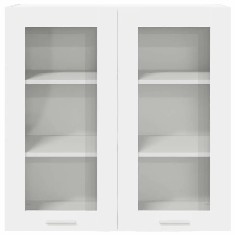 Armoire suspendue Blanc 80 x 31 x 80 cm Bois d'ingénierie - 6