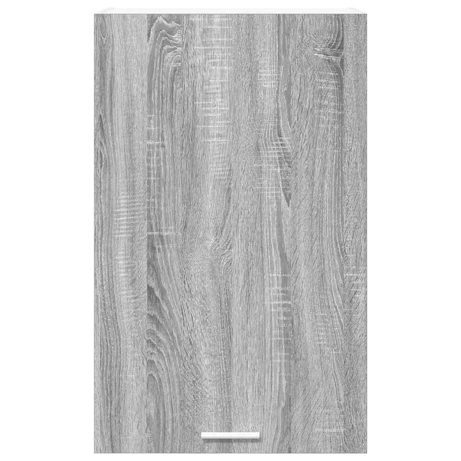 Armoire suspendue Gris Sonoma et Blanc 50 x 31 x 80 cm - 6